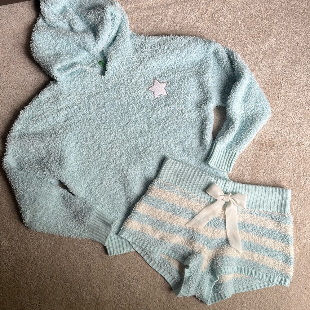 Honeydew Sherpa PJ Set - size Small